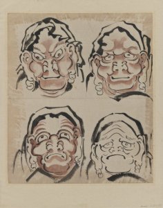 Sketch of Four Faces