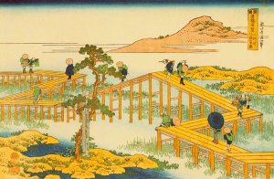 Ancient View of Yatsuhashi in Mikawa Province (Mikawa no Yatsuhashi no kozu)