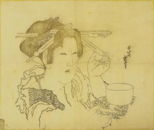 Woman with a Teacup